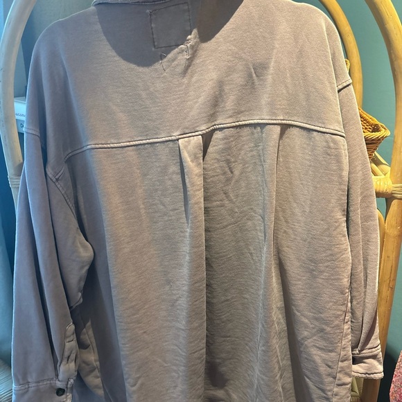 C&C California Shacket in Taupe - Picture 3 of 3